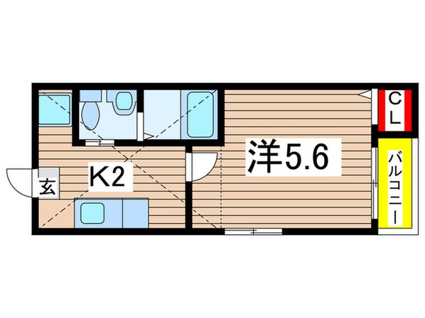 ペルカルロ白龍町の物件間取画像